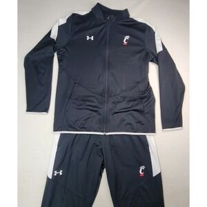 Under Armour Cincinnati Bearcats Tracksuit Mens XL Full Zip Pockets Team Issue